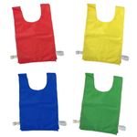 Sports School Training Bibs Kids Polyester Football - Pack of 10 - Colour Choice