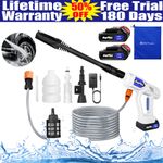 Wireless High Pressure Car Washer Portable Car Wash Cleaner Machine Water Gun