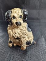 Cast Iron Spaniel Dog Doorstep Small Vintage Heavy 4.5 in Home Decor In BU12 V