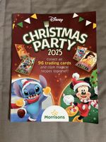 MORRISONS CHRISTMAS PARTY DISNEY ALBUM. INCLUDING FULLSET OF 96 CARDS.