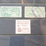 Missouri Apple Merchandising Option Revenue Stamps 1907 Lot United States