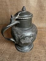 Vintage Swiss Bern Solothurn Lidded Steel Tankard Mug 18cmDescriptionThis is