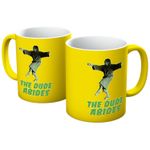 THE DUDE ABIDES UNOFFICIAL THE BIG LEBOWSKI COMEDY FILM MUG IN VARIOUS COLOURS