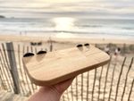 Magnetic Oak Shelf Van Campervan Car Strong Rubber Coated Magnets Solid Wood T5