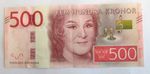 Sweden 500 Kronor 2016, UNC
