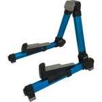 Aroma Blue Foldable Guitar Stand Portable Adjustable Design Music Accessories