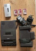 Philips 710 Transcription System LFH0710 + 488 Dictation Recorder & Pedal