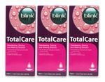 Blink Total Care Disinfecting, Storing and Wetting Solution 120ml X 3