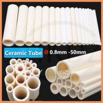 High Purity Alumina Ceramic Tube Single Hole Insulation High-Temp Resistant