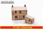 Country Pub Laser Cut Scratch Aid Built Layout Kit TT:120 Gauge Model Railway