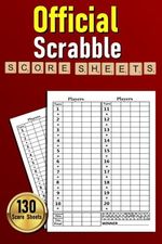 Official Scrabble Score Sheets 130 Score Pads for Scorekeeping Scrabble Game ...