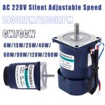 6/15/25/40/60/90/120/200W Adjustable Speed Electric Motor Controller High Torque