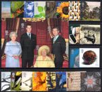 2000 COMMEMORATIVES, 5 SETS + MINI-SHEET FINE MNH. BELOW FACE