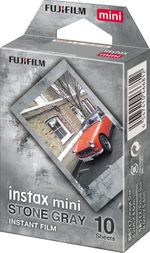 Fujifilm Instax Mini Picture Film 54 x 86 mm Stone Grey Pack of 10 (16754043)
