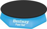 Bestway 58032 Flowclear Cover for Fast Set Pools, Black, 244 cm