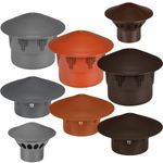 Vent Cowl 50mm 75mm 110mm 160mm Waste Pipe Soil Vent Terminal Mushroom Vent Cap
