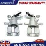 2x Brake Calipers Rear Fit for VW Caddy (2004-2015)  2K0615423 2K0615424