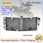 Aluminium Cooler Radiator For Yamaha TMAX 500 XP500 T-MAX 500 1998 1997-2011