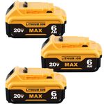For DeWalt 18V Battery 8.0Ah 6.0Ah XR slide Li-ion DCB184 DCB182 DCB183 DCB112
