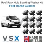 FOR FORD TRANSIT CUSTOM 12-24 ROOF RACK HOLE BLANKING PLUGS KIT W/ BOLTS SCREWS