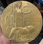 WW1 Death Penny Plaque - ERNEST EDWARD BARTHOLOMEW