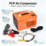 PCP Air Compressor 12V/110/230V Electric Airgun Rifle High Pressure Pump 4500PSI