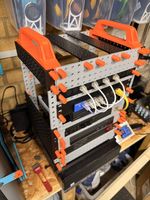 10-inch 3D Printed 8u Server Rack