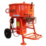 POLLOR 120L Forced Action Pan Mixer 1100W 230V Concrete Resin Screed Mixer