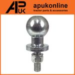 50mm Ball Mini Tractor Quad ATV Tow Drawbar Hitch Pin 16mm Max Load 350kg Short