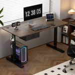 Height Adjustable Electric Standing Desk with Desk Drawer