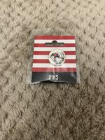 SPARTA ROTTERDAM ENAMEL BADGE UNUSED IN PACKAGING
