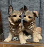 🐾 Vintage Ornament Barkers Alsatian Dogs Figurine