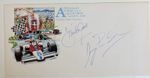 Ayrton Senna & Elio de Angelis Signed 1985 Australian GP Adelaide Envelope