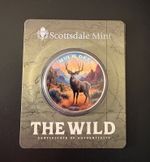 Scottsdale Mint The Wild Series Mule Deer 1 oz .999 Fine Silver Coin