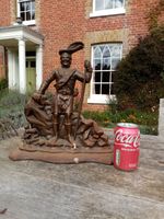 METAL DOORSTOP. SCOTTISH HIGHLANDS THEME. VINTAGE