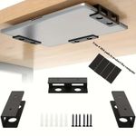 Under Desk Laptop Holder Space-Saving Desk with Screw for Laptop Tablet Keyboard