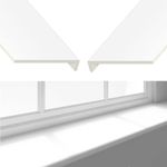 Window Sill Cover Board Plastic uPVC  Window Cill Capping Board 1 Metre Long