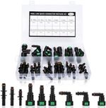 36 PCS Fuel Line Quick Connector Set SAE 9.89mm 9.49mm 7.89mm Fuel Hose Fittings