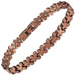 Female Butterfly Design Copper Magnetic Bracelet Solid Copper Therapy Jewellery
