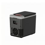 Car Refrigerator Compact Car Refrigerator with Handle Lightweight for Road Trips