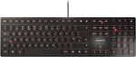 Cherry KC 6000 Slim Black Wired UK Layout Keyboard