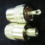 CB Ham Radio Antenna Plug PL259 for RG58 Coax Twin Pack
