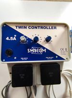 SMSCOM Twin Controller 4.5A Fan Speed Control Dial with Fuse 230/240V