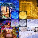 10-100M LED Fairy String Lights Christmas Indoor Outdoor Tree Mains Plug in UK