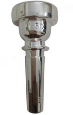 Bb Bugle Mouthpiece Silver Plated 1.5C Brass Mouthpiece