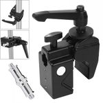 Super Clamp w/ 1/4 & 3/8 Stud New Fit for Photography Tool Studio Cameras Thread