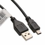 1.8m USB Hi-Speed A to mini-B Charging Sat Nav/Cam Cable Power Data Lead 24 AWG
