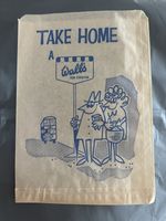 Vintage Walls Ice Take Home Paper Bag