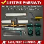Self-Levelling Cement Tool Kit Floor Construction Roller Spike Shoes Epoxy Kit
