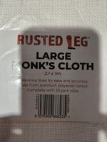 Rusted leg large monk's tufting cloth 2.1m by 1m